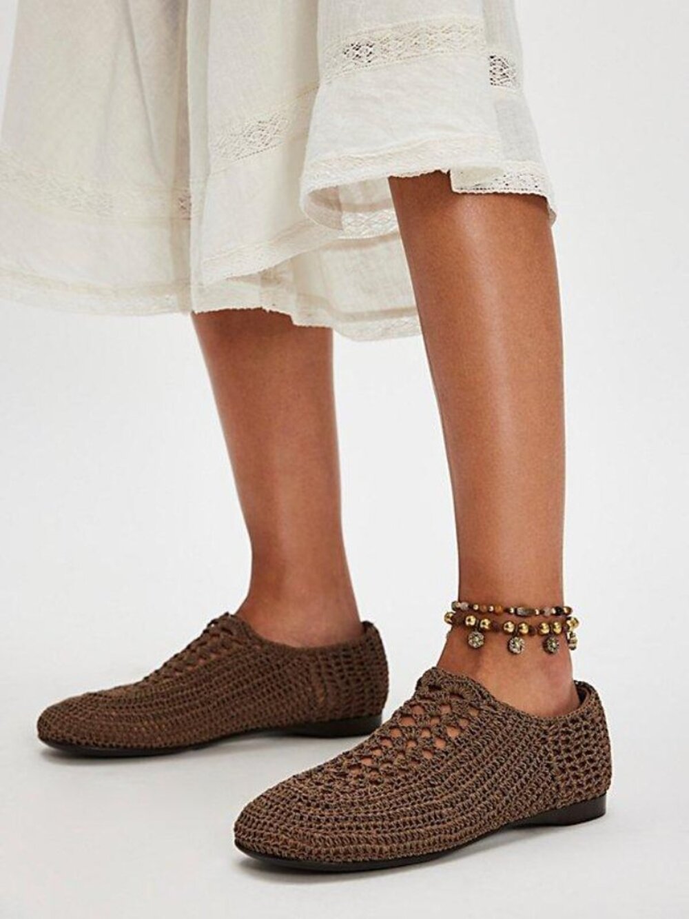 NEW Jeffrey Campbell Figure Eight Crochet Flats